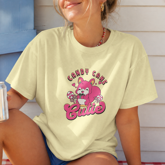 Oversize candy cane T-Shirt